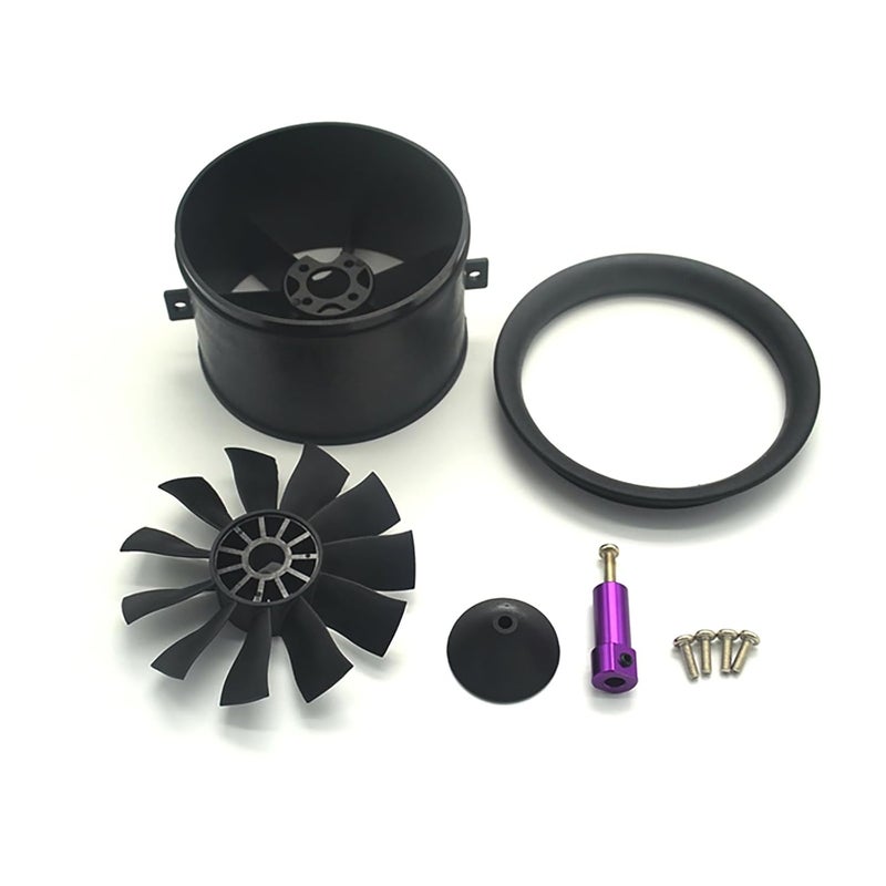 ApisQueen 64MM EDF 4S 3500KV Belt 11 Blades Electric Ducted Fan with 60A ESC for Aircraft Model Aircraft Jet Enging - Image 5
